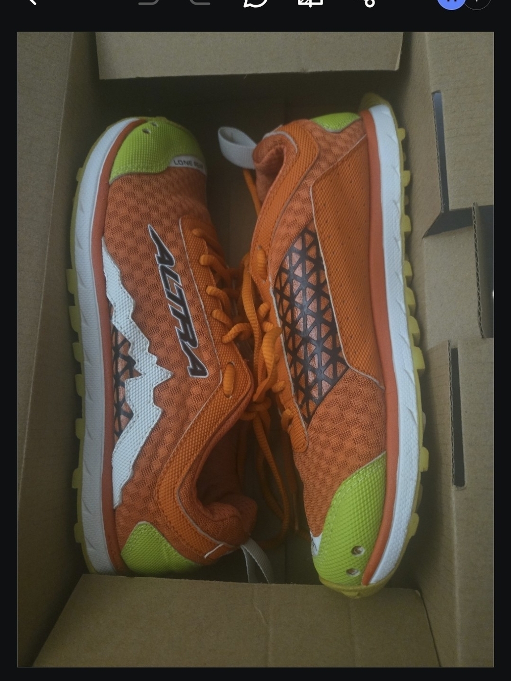 Altra Women's Orange & Lime Lightweight Running Shoes Sz 7